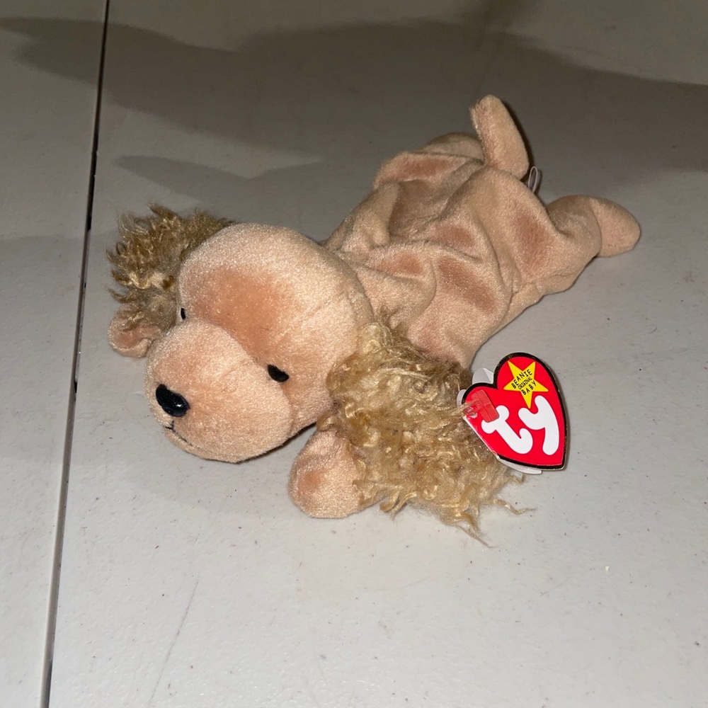 Spunky - Ty Beanie Baby - Cocker Spaniel - 1997 - Excellent Condition
